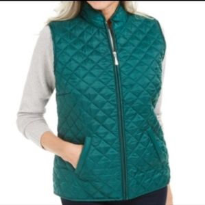 Karen Scott quilted vest